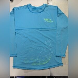 Disney Art Of Animation Rash Guard Spirit Jersey Youth Size Small Crush Turtle